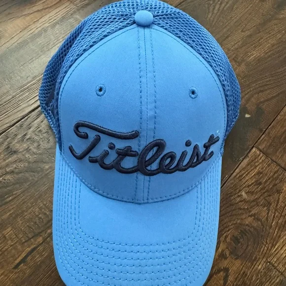 Mens Titleist Blue Mesh Baseball Cap Size M-L - Picture 2 of 14